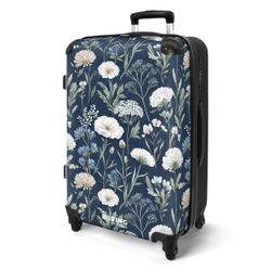 NoBoringSuitcases.com© Hartschalen-Trolley mit leuchtende Räder - günstig online kaufen