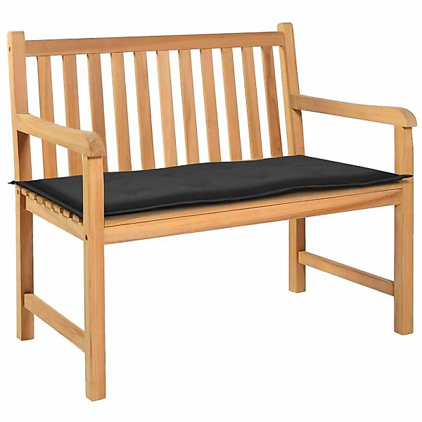 vidaXL Sitzauflage Gartenbank-Auflage Schwarz 100x50x4 cm günstig online kaufen
