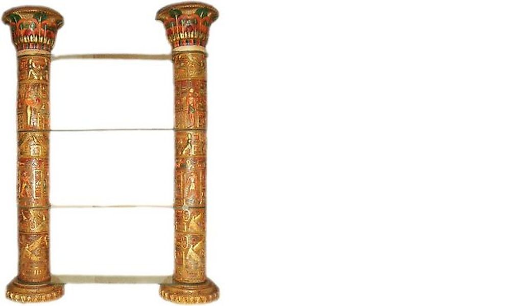 JVmoebel Vitrine Regal Glas Vitrine Ägyptische Regale Vitrinen XXL Säulen 2 günstig online kaufen