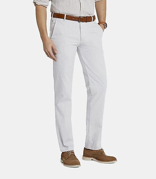 MEYER Chinos "Bonn" Frische Sommer-Blockstreifen günstig online kaufen