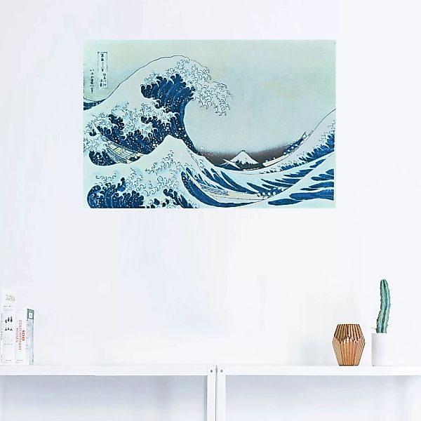 Artland Wandbild »Die grosse Welle von Kanagawa. 1831«, Gewässer, (1 St.) günstig online kaufen