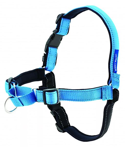 Hundegeschirr Easy Walk Deluxe 30-38 Cm Nylon Blau günstig online kaufen
