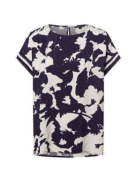 Comma Kurzarmbluse mit All-Over Print günstig online kaufen