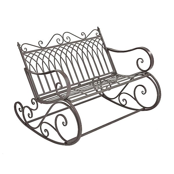 en.casa Gartenbank, »Greenough« Schaukelbank Sitzbank 85x113x95cm günstig online kaufen