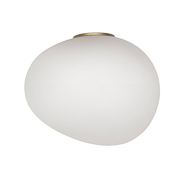 Foscarini Gregg grande semi 1 Wandlampe, gold günstig online kaufen