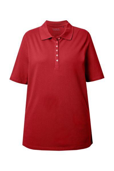Ulla Popken Poloshirt Poloshirt Piqué Polokragen günstig online kaufen