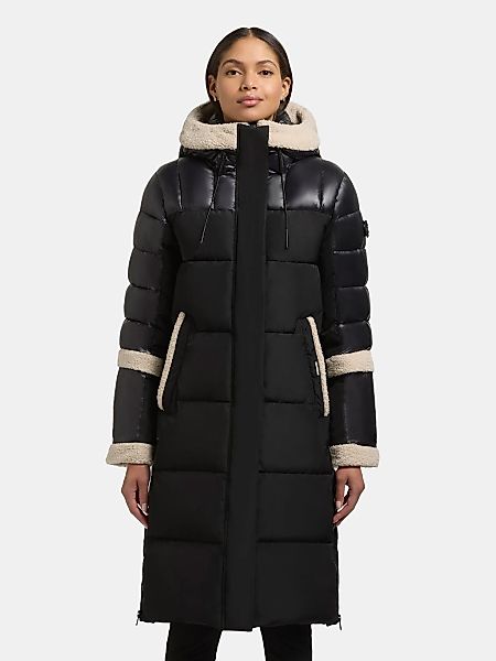 khujo Steppmantel "Desna2" Langer gesteppter Damen Mantel mit zahlreichen F günstig online kaufen