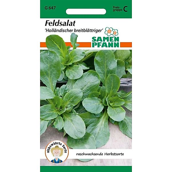 SAMEN PFANN Feldsalat Holländischer Breitblättriger günstig online kaufen