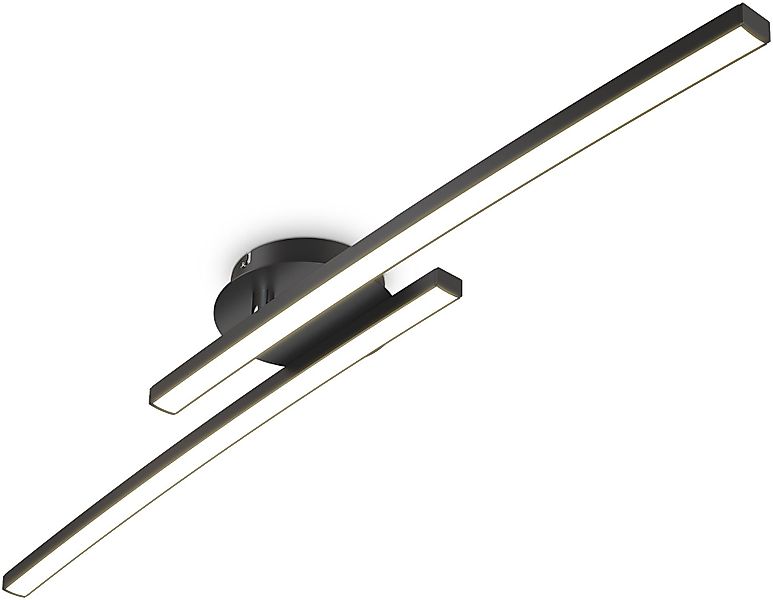B.K.Licht Deckenleuchte moderne LED Deckenlampe 2-flammig günstig online kaufen