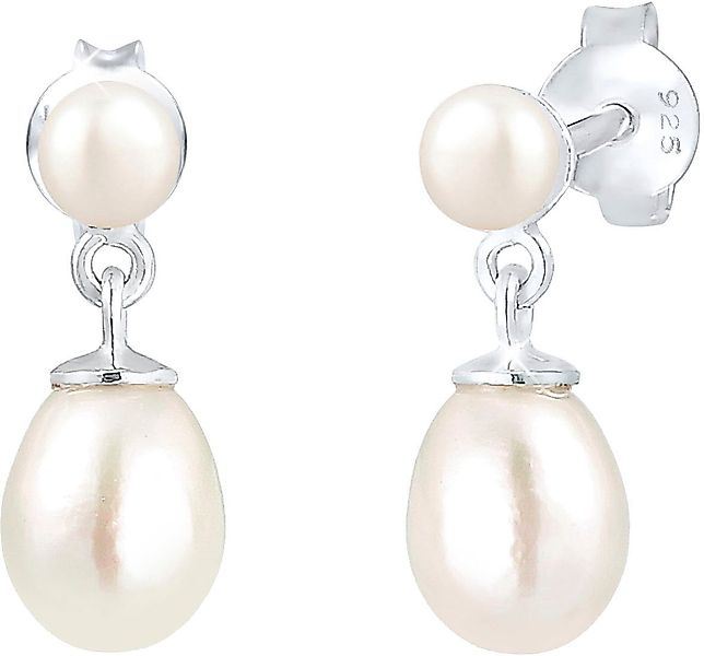 Elli Paar Ohrstecker Schmuck Geschenk Silber 925 Ohrringe, mit Süßwasserzuc günstig online kaufen