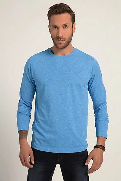 JP1880 T-Shirt Langarmshirt Rundhals hochwertige Melange Jersey günstig online kaufen