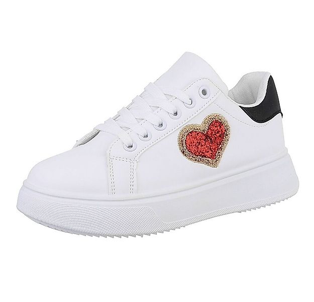 Ital-Design Damen Low-Top Freizeit Sneaker (88519582) Flach Sneakers Low in günstig online kaufen