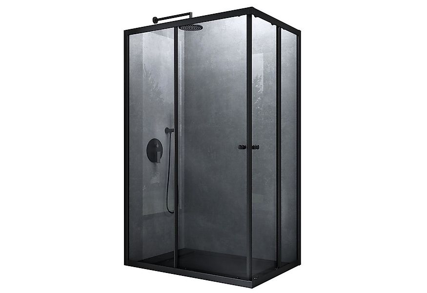 Mai & Mai Eckdusche Duschkabine Doppel-Schiebetür H:190cm Nano mit ESG R16K günstig online kaufen