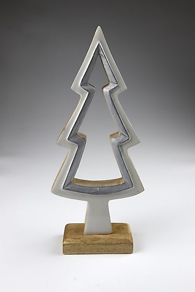 AM Design Dekobaum "Dekofigur aus Holz" 2er Set, BxH: 13x30 cm günstig online kaufen