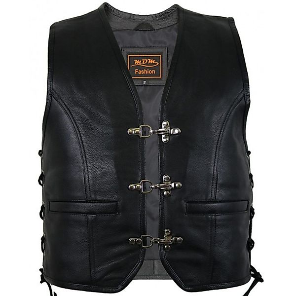 MDM Lederweste Herren Biker Lederweste (Biker günstig online kaufen