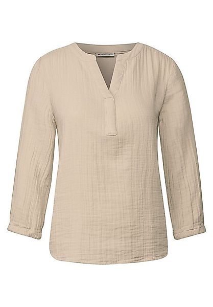 STREET ONE Kurzarmbluse Musselin Tunika (1-tlg) günstig online kaufen