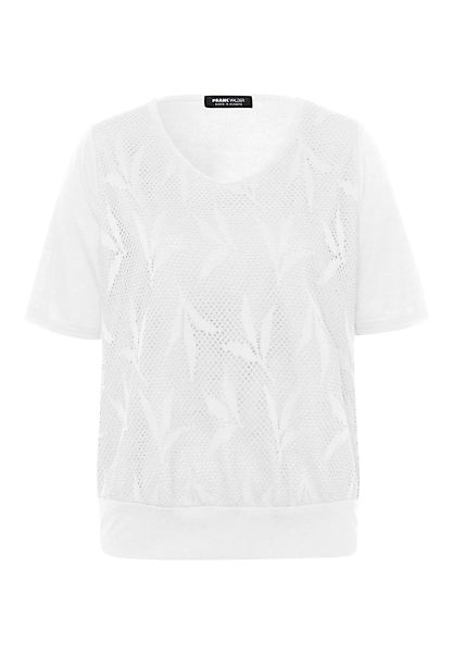 FRANK WALDER Kurzarmshirt mit elastischer Lochspitze günstig online kaufen
