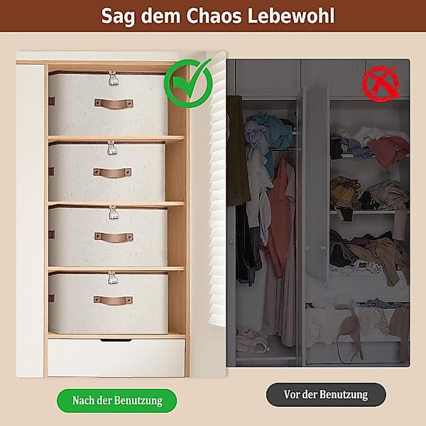 Coonoor Aufbewahrungsbox Aufbewahrungsbox mit Reißverschluss, Aufbewahrungs günstig online kaufen