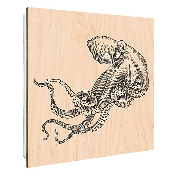 Banjado Großer Schlüsselbox Holz 30x30cm Weiß Scharnier Rechts 50 Haken Sch günstig online kaufen