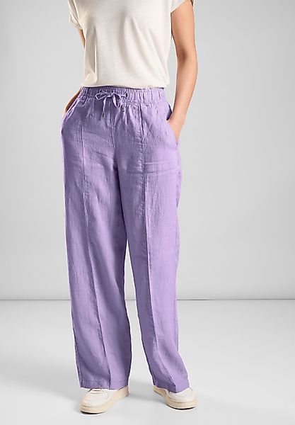 STREET ONE Stoffhose Sommerhose mit seitlichen günstig online kaufen