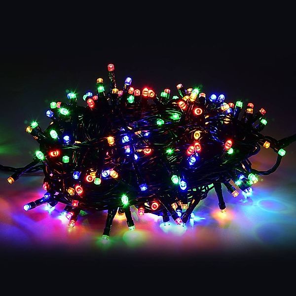 Rosnek LED-Lichterkette Solar, 8 Funktionen, wasserdicht, für Garten Party günstig online kaufen
