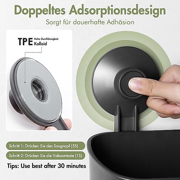 Elegear Duschablage Duschregal Ohne Bohren, Badregal & Küchenregal, Kunstst günstig online kaufen