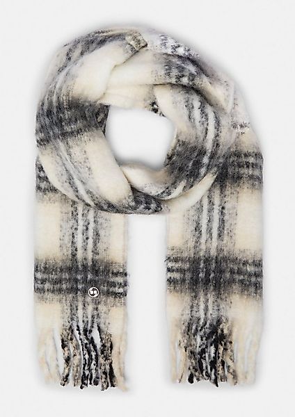 comma Schal Tuch, Flauschiger Schal aus Wollmix mit Fransen günstig online kaufen