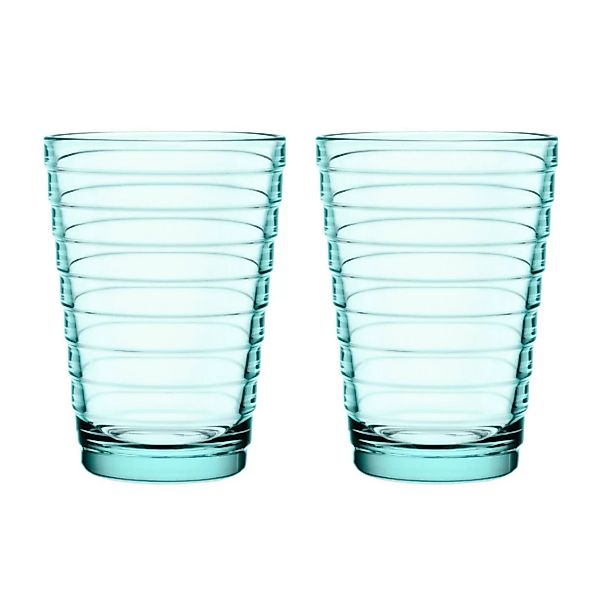 iittala - Aino Aalto Glas 2er Set 33cl - wassergrün/0,3L/H x Ø 10,7x8,1cm günstig online kaufen