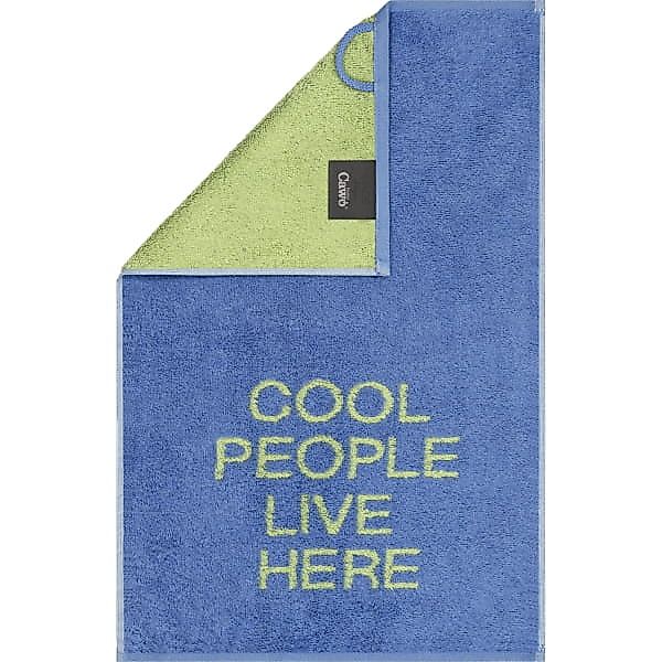 Cawö Gästetücher Postcard Towels Edition 100 - Farbe: cool people live here günstig online kaufen