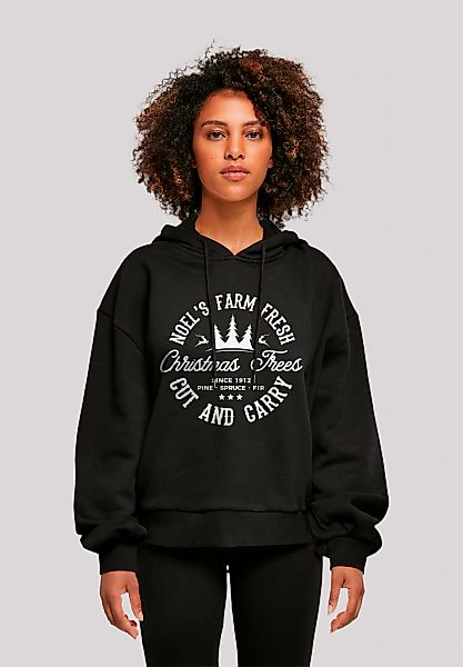 F4NT4STIC Kapuzenpullover "Weihnachten Trees Farm Retro Sign", Premium Qual günstig online kaufen