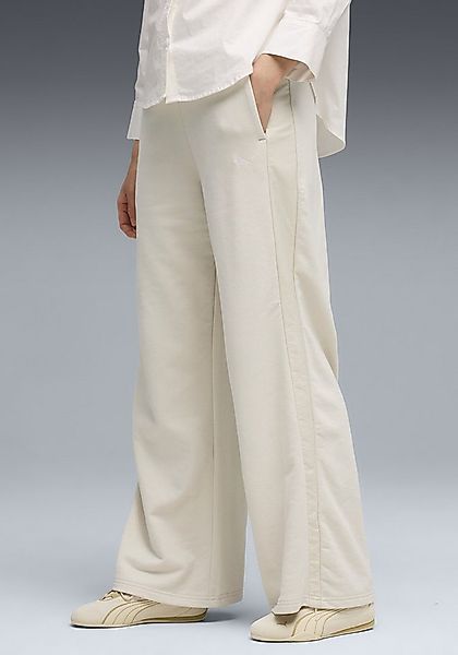 PUMA Trainingshose HER COMFORT HIGH-WAIST WIDE LEG PANTS TR hoher Bund, wei günstig online kaufen