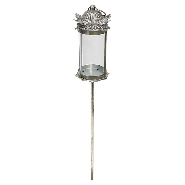 Dekoleidenschaft Kerzenlaterne "Fleur" Stablaterne aus Metall, günstig online kaufen