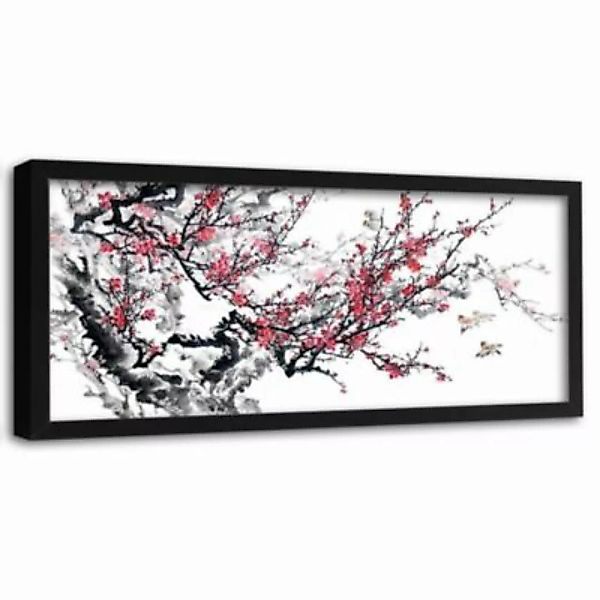 FEEBY® Kunst Kirschblüte Leinwandbilder bunt Gr. 150 x 50 günstig online kaufen