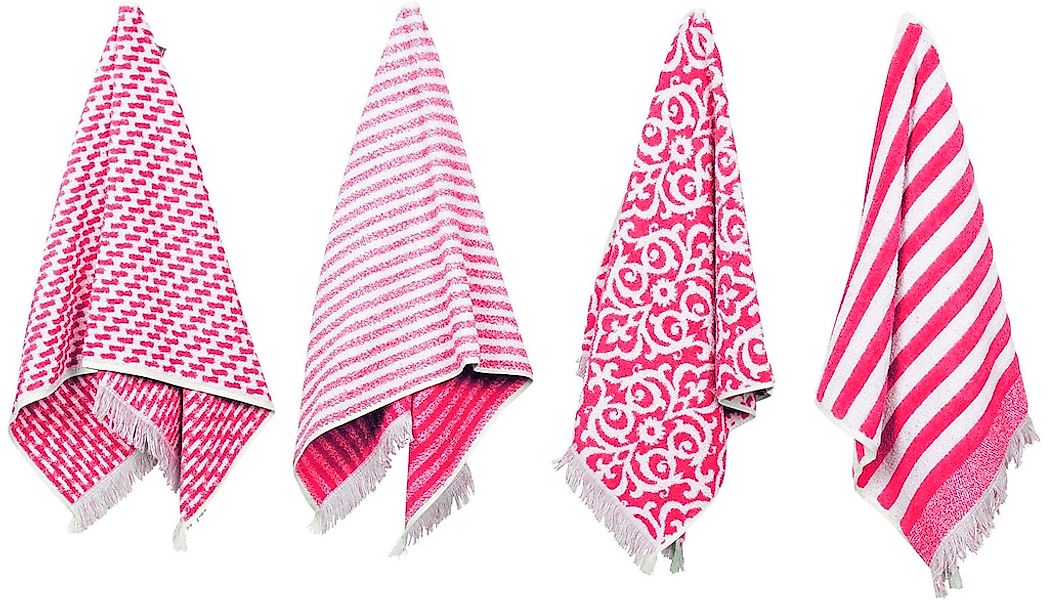 PAD Gästehandtuch "FAMILY, 30x50 cm" Made in Europe, verschiedene Muster in günstig online kaufen