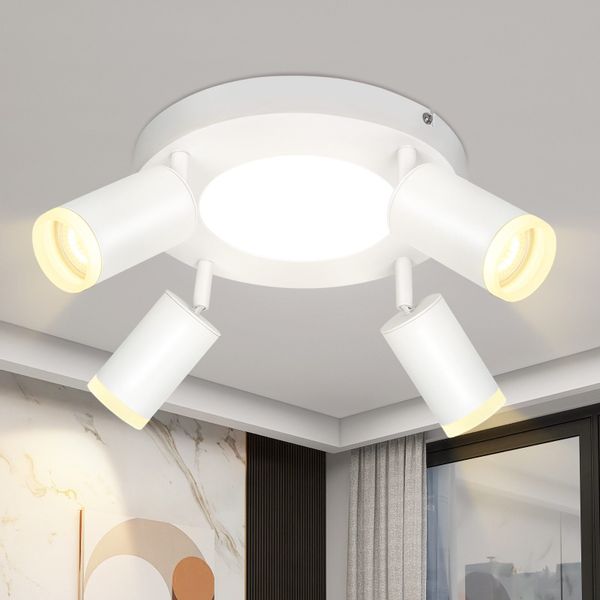 Nettlife Deckenstrahler Schwarz Schlafzimmer GU10 2/3/4 günstig online kaufen