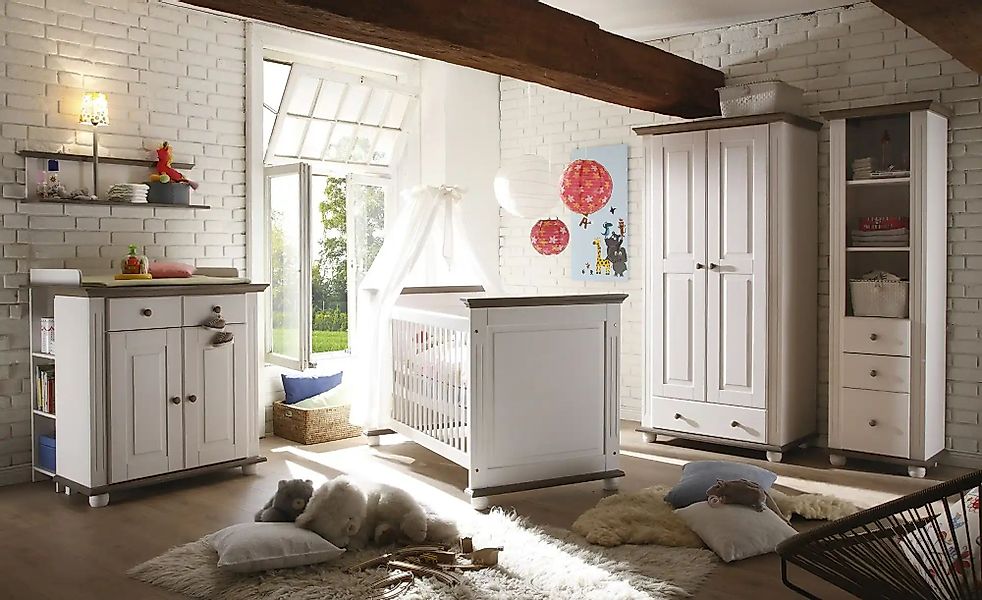 Kinderbett  Melissa ¦ weiß ¦ Maße (cm): B: 85 H: 93 Baby > Babymöbel > Baby günstig online kaufen