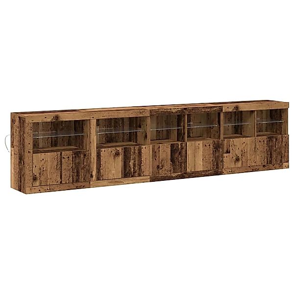 vidaXL Sideboard Altholz 283 x 37 x 67 cm Holzwerkstoff 3333113 günstig online kaufen