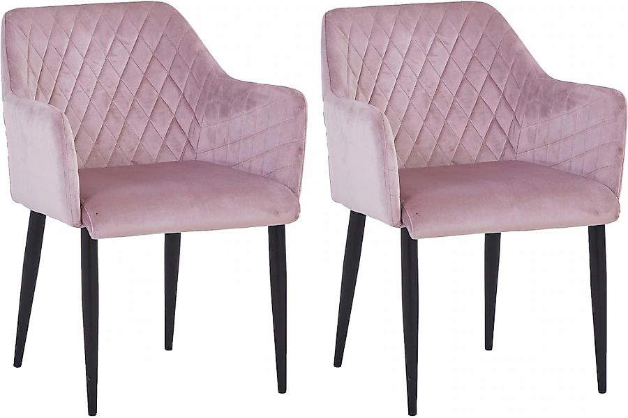 SIT Polsterstuhl "Sit&Chairs", (Set), 2 St., Samtstoff günstig online kaufen