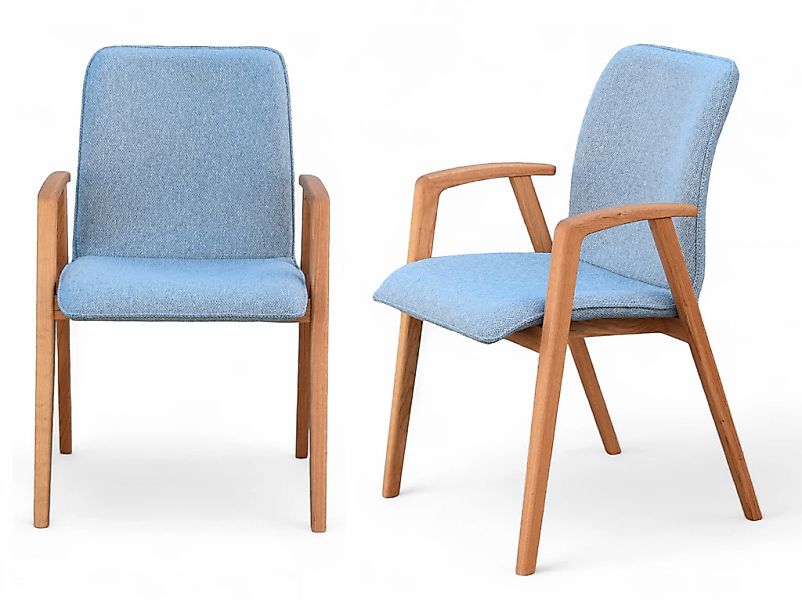 Home affaire Armlehnstuhl "Loreen Esszimmerstuhl, Polsterstuhl, Designstuhl günstig online kaufen