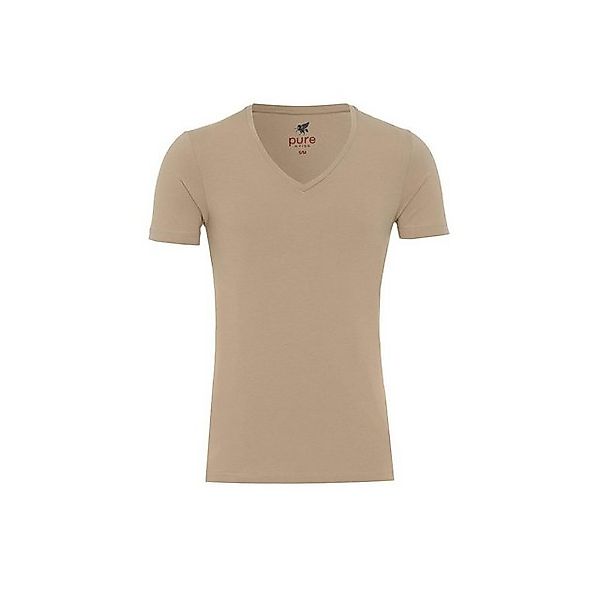 Hatico Rundhalsshirt Kurzarm Unterhemd ’für Herren in unifarben’ (1-tlg., k günstig online kaufen