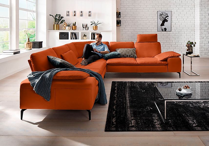 W.SCHILLIG Ecksofa »valentinoo, Designsofa, elegant und bequem, L-Form« mit günstig online kaufen