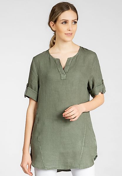 Caspar Longbluse BLU023 lange elegante Damen günstig online kaufen