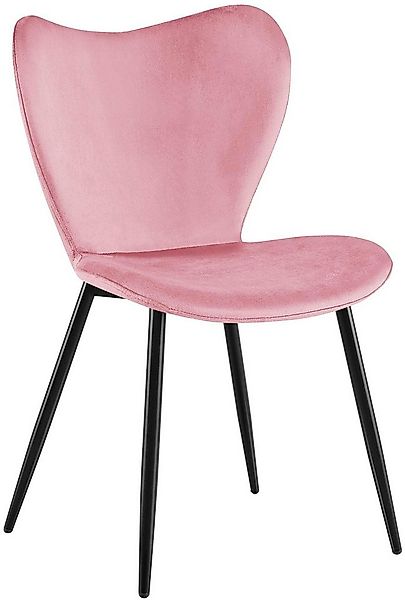 CLP Esszimmerstuhl Maika, mit Rückenlehne, Metallgestell günstig online kaufen