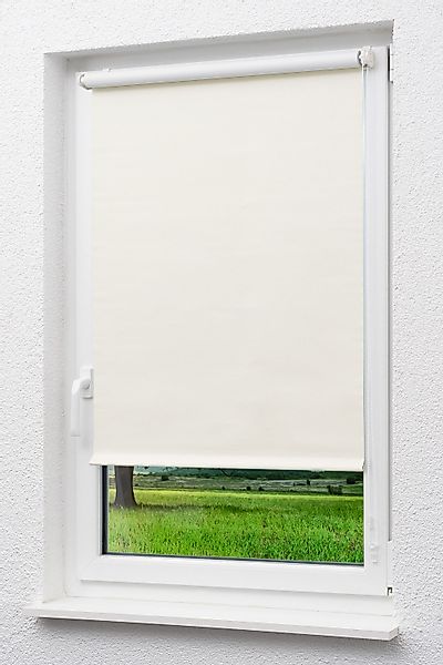 Verdunklungsrollo Mini Rollo abdunkelnd Elfenbein, LYSEL®, günstig online kaufen