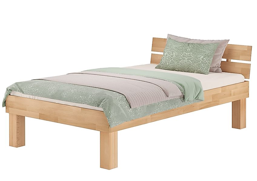 ERST-HOLZ Bett Echtholzbett Massivholzbett Buche Verschiedene günstig online kaufen