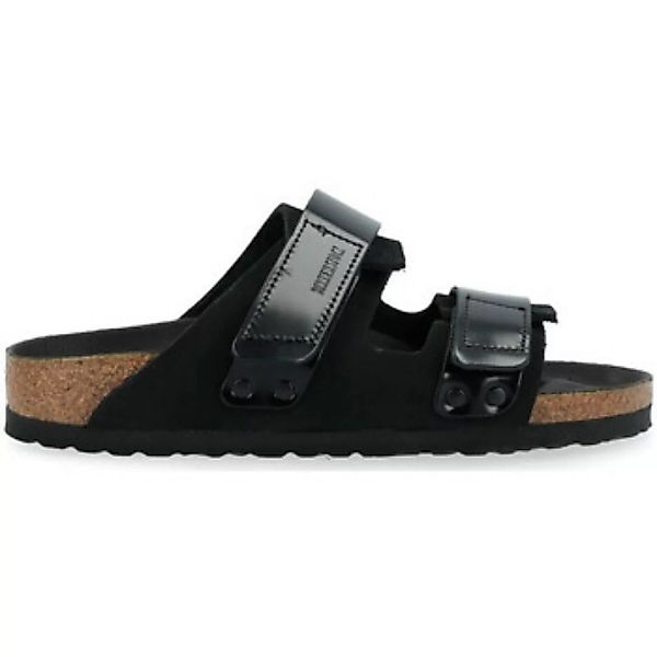 Birkenstock  Sandalen Birkestock Uji Sandale aus schwarzem Leder günstig online kaufen