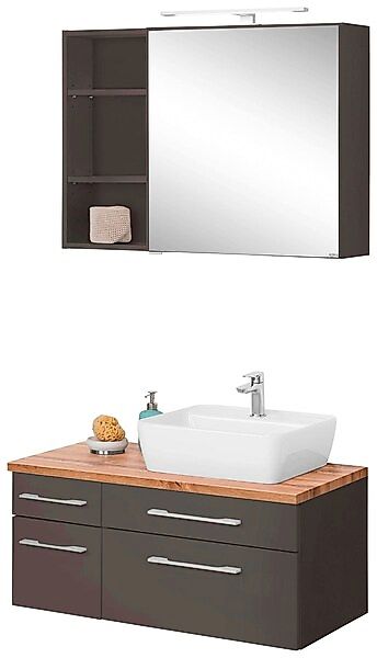 welltime Badmöbel-Set »Davos« 3 Stk. tlg. günstig online kaufen