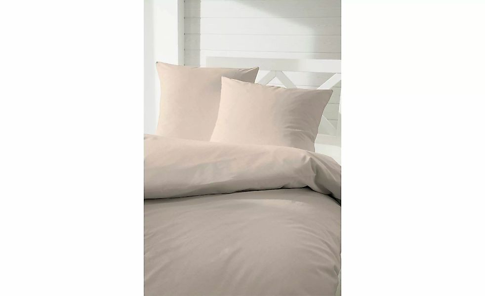 Mako-Satin Bettwäsche-Set   ¦ braun ¦ Maße (cm): B: 240 H: 1 Bettwaren > Be günstig online kaufen