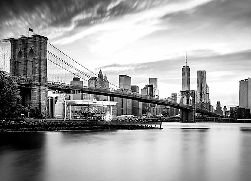 Papermoon Fototapete »New York Schwarz & Weiß« günstig online kaufen