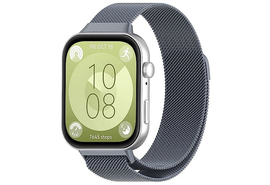 Wigento Smartwatch-Armband Milanese Metal Smart Watch Arm Band für Huawei W günstig online kaufen